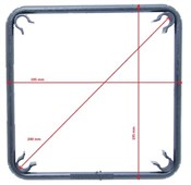 ORLITECH GRIP - Třmínek armovací plastový vymezovací 200/200mm pro pr. tyče 10, 12, 14mm